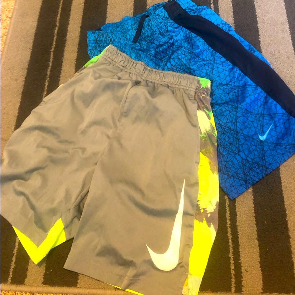 Nike 2 Bundle Girls Dri-Fit Long Athletic Shorts